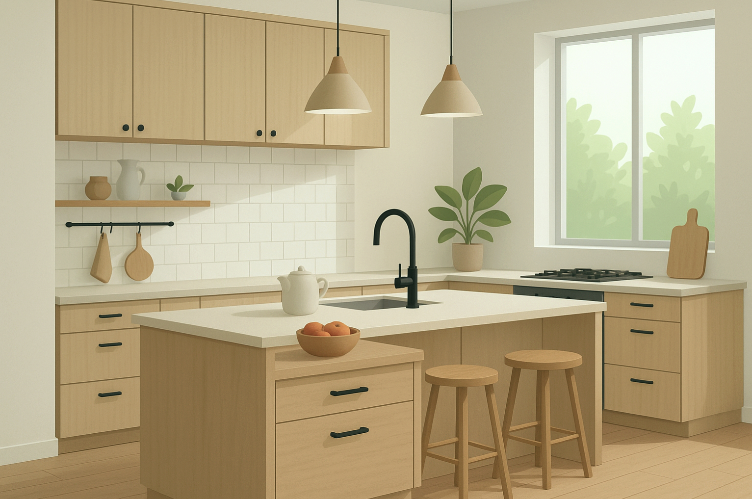 キッチンの背景