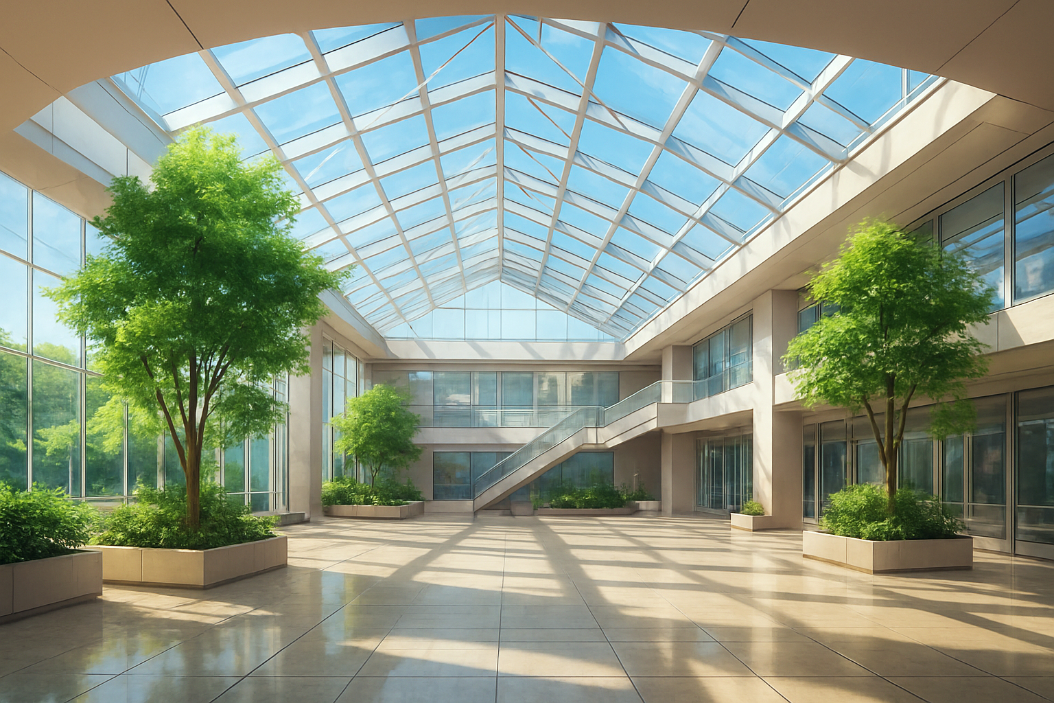 役所・会館風の美術館背景 フリー素材 無料 高解像度