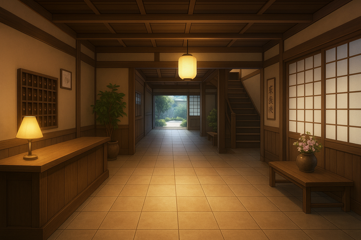 旅館風の背景 フリー素材 無料 高解像度