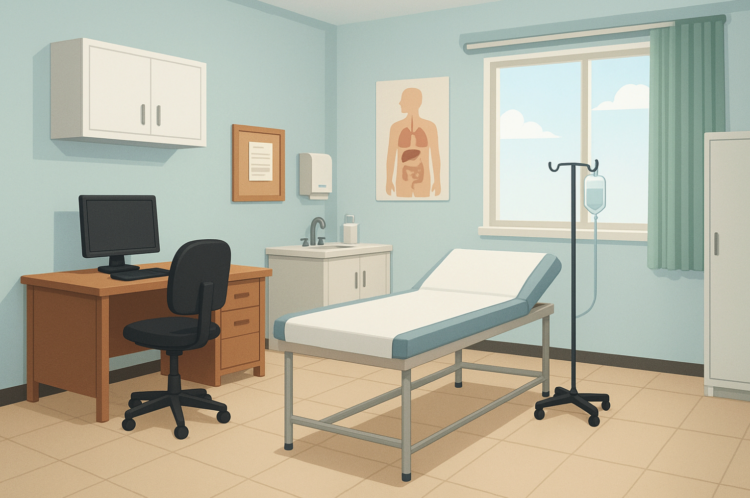 病院風の背景 フリー素材 無料 高解像度