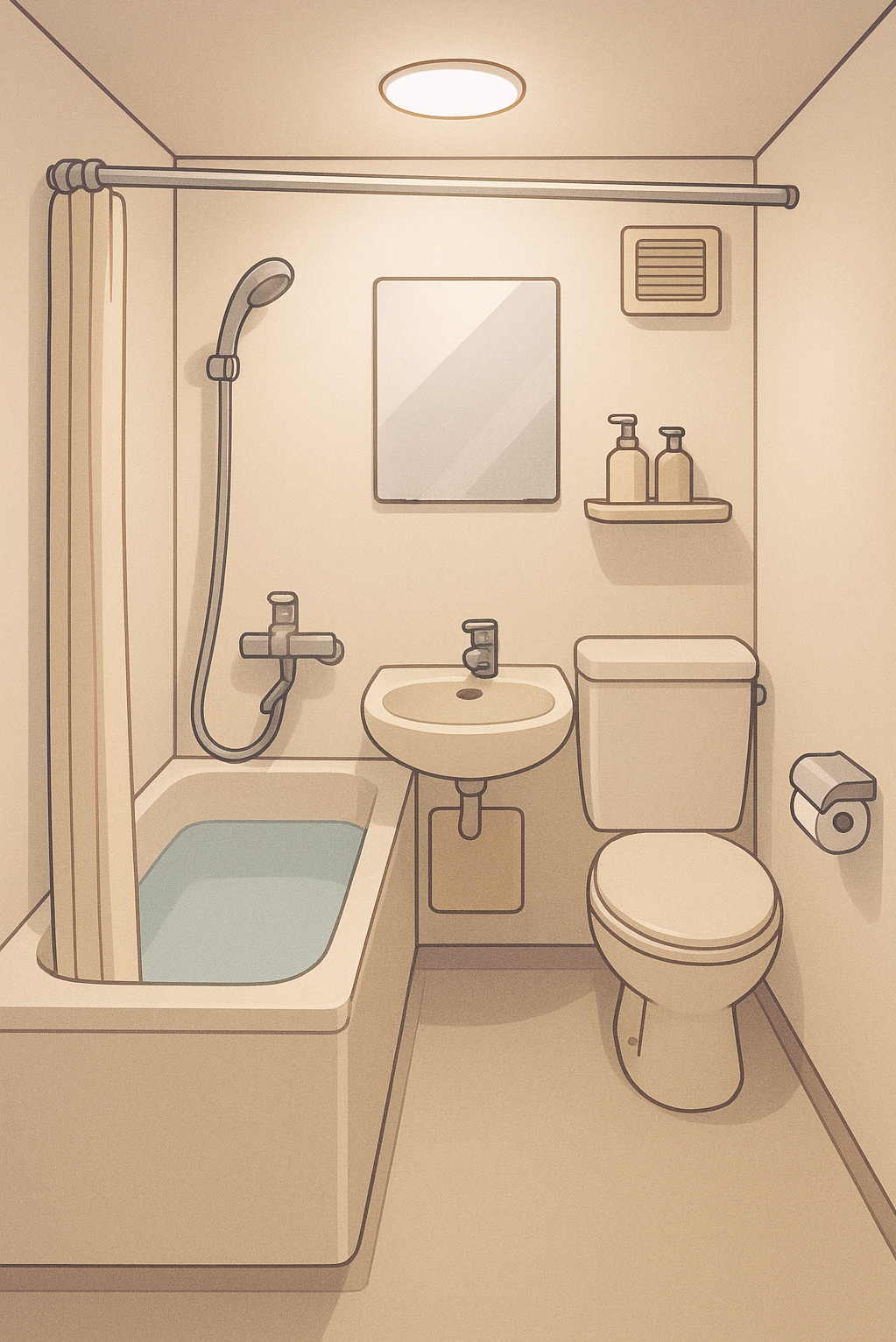 風呂風の背景 フリー素材 無料 高解像度