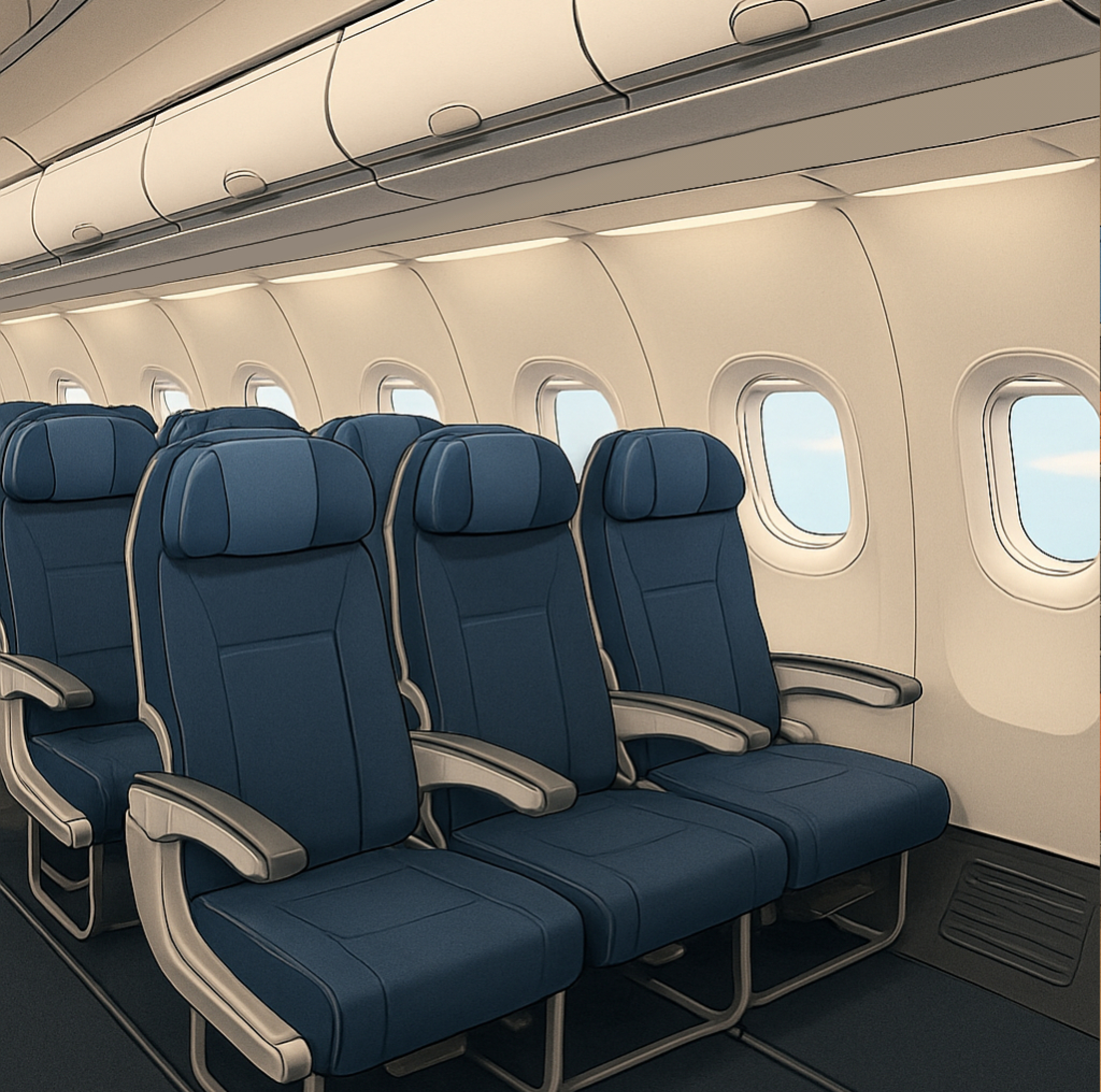 飛行機・空港風の美術館背景 フリー素材 無料 高解像度