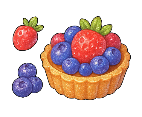 スイーツのフリー小物素材｜ケーキ・デザート・食べ物イラスト・無料・商用利用OK・高解像度